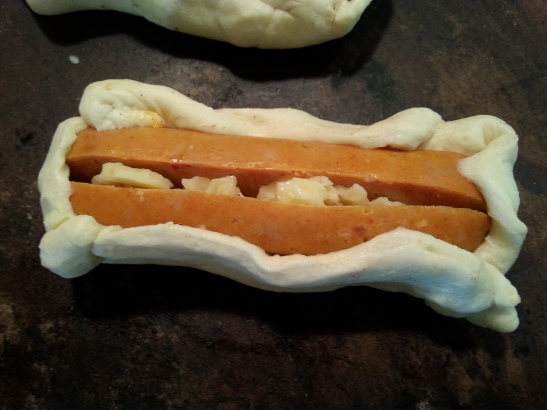 Open Face Hot Dog