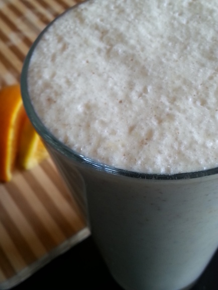 Creamsicle Protein Shake is ready to go! 